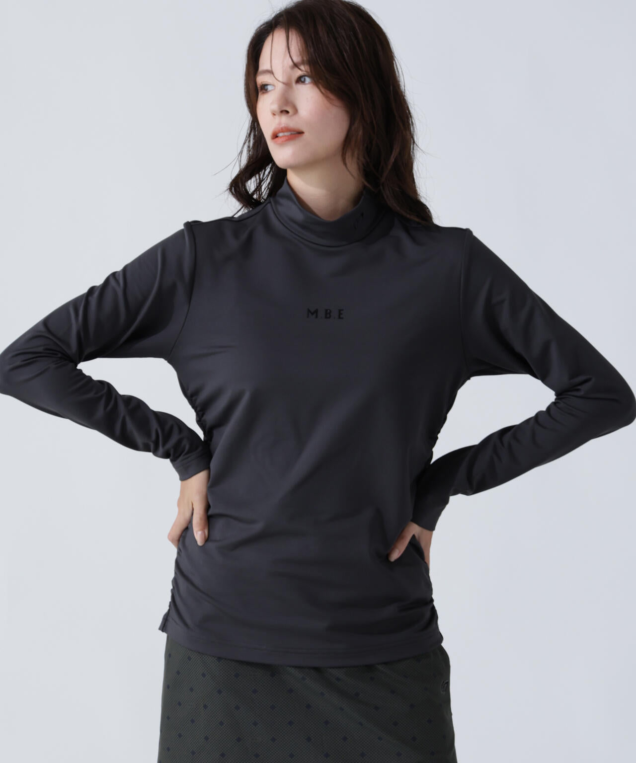 MASTER BUNNY EDITION ブラックシャツ ハイネック MASTER BUNNY EDITION ブラックシャツ ハイネック MASTER BUNNY