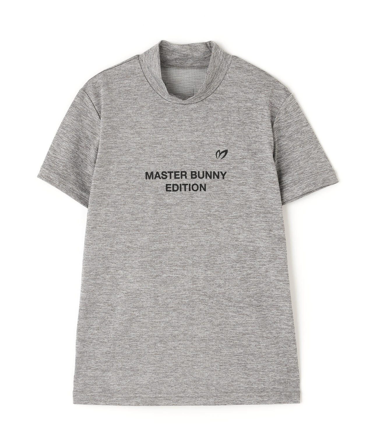 ベアメッシュ半袖モックネックカットソー