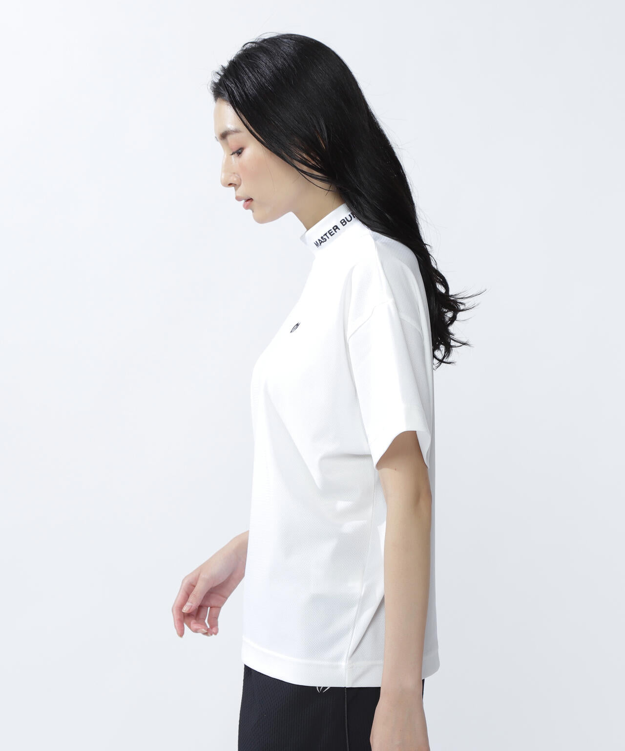 お値下げ中　マスターバニーエディション新品タグ付モックネック半袖ホワイト白0 MASTER BUNNY EDITION - マスターバニーエディション 0/S 半袖