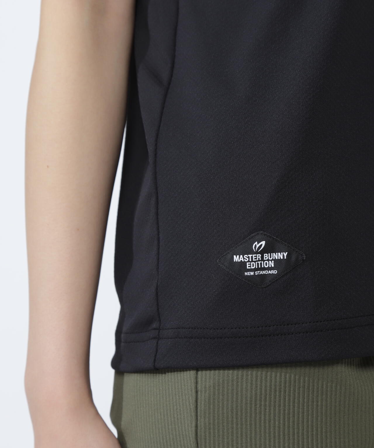 ブリスターストレッチ半袖ハイネックカットソー