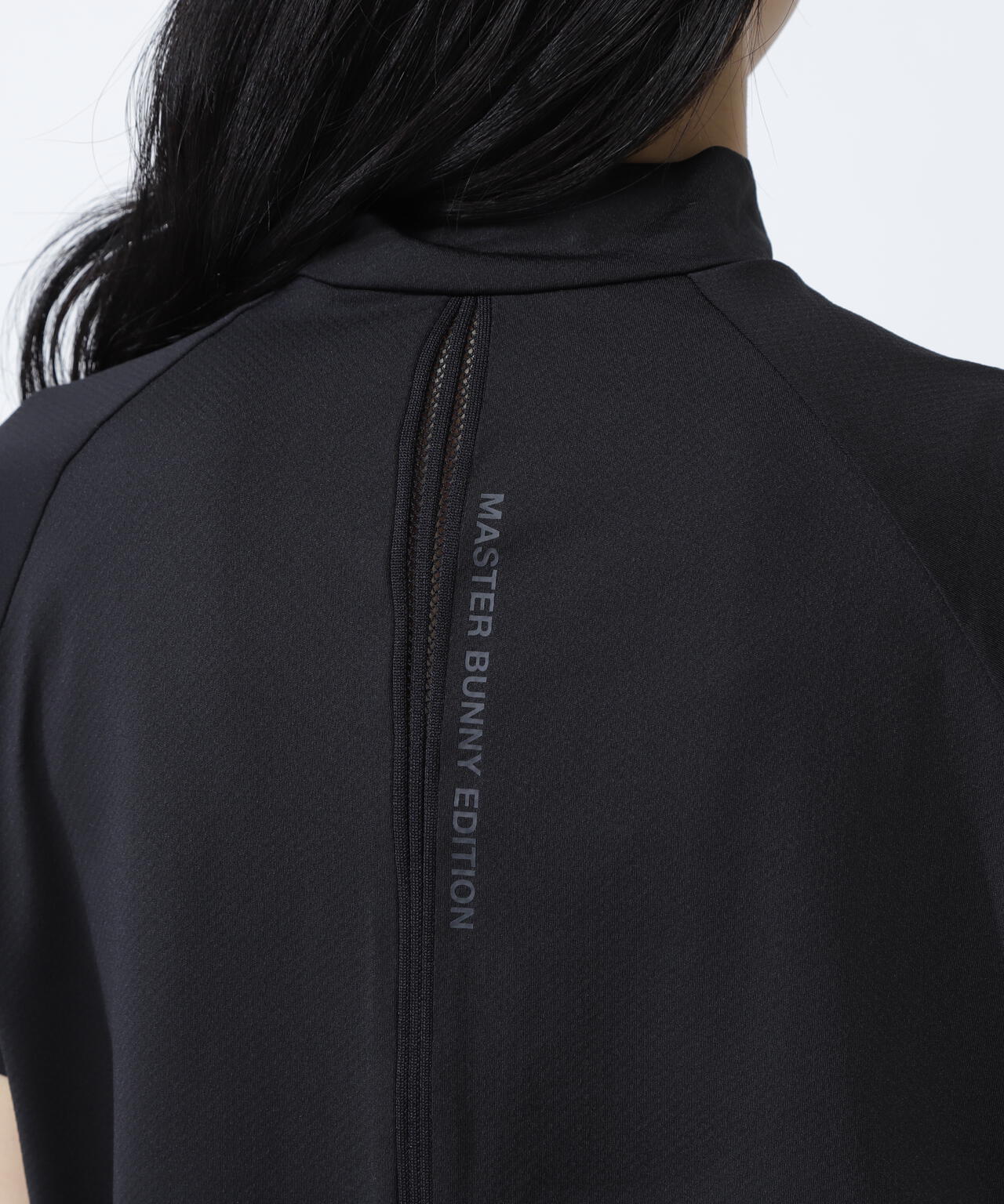 ブリスターストレッチ半袖ハイネックカットソー