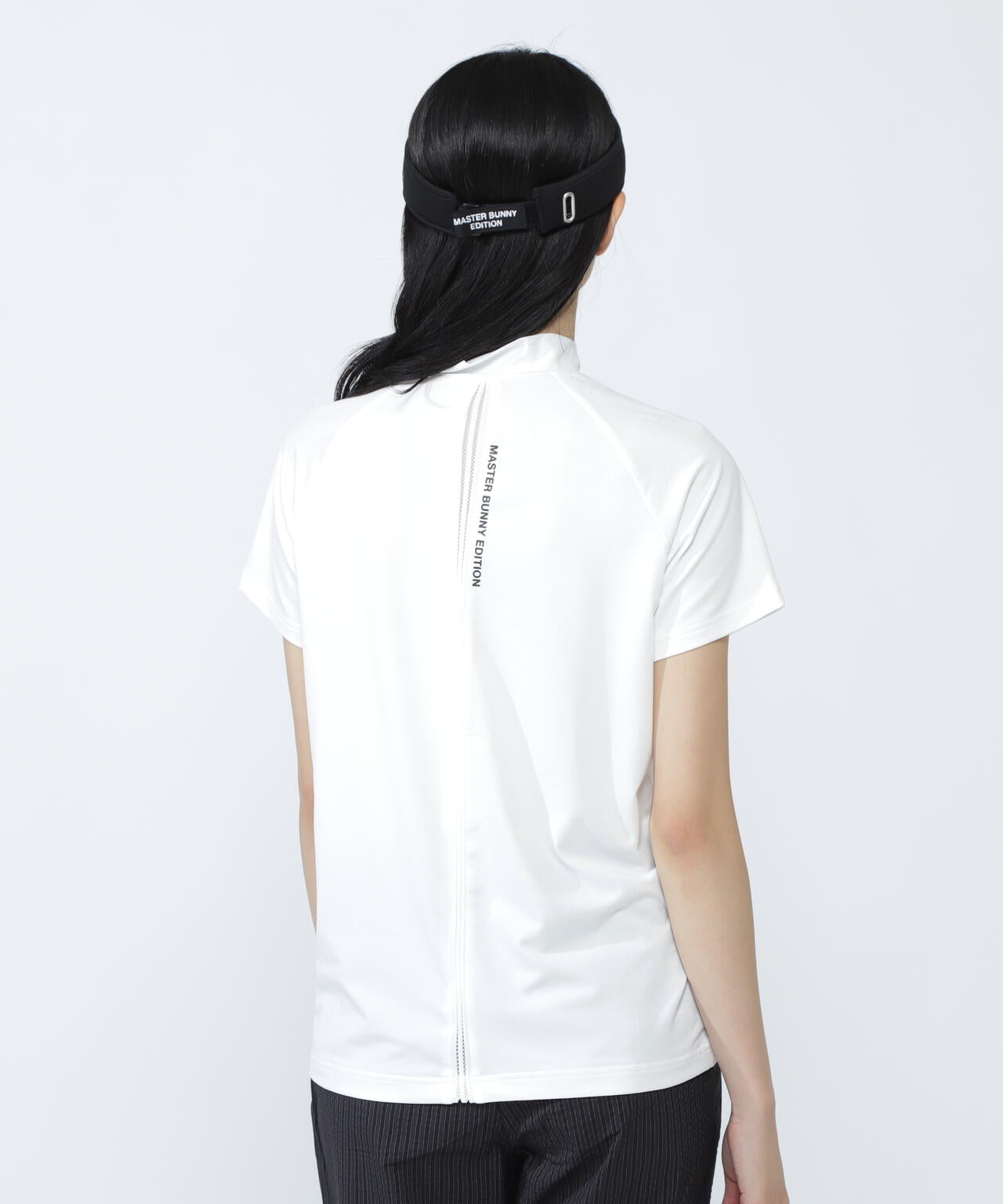 ブリスターストレッチ半袖ハイネックカットソー