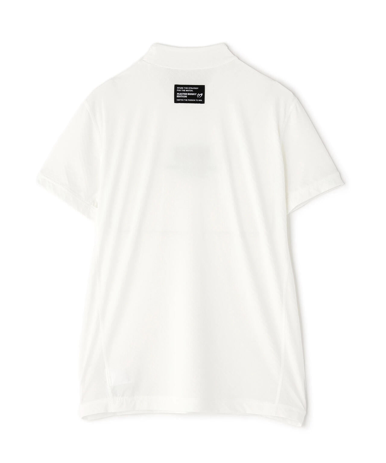 クロスミントサークルジャガード半袖ハイネックカットソー