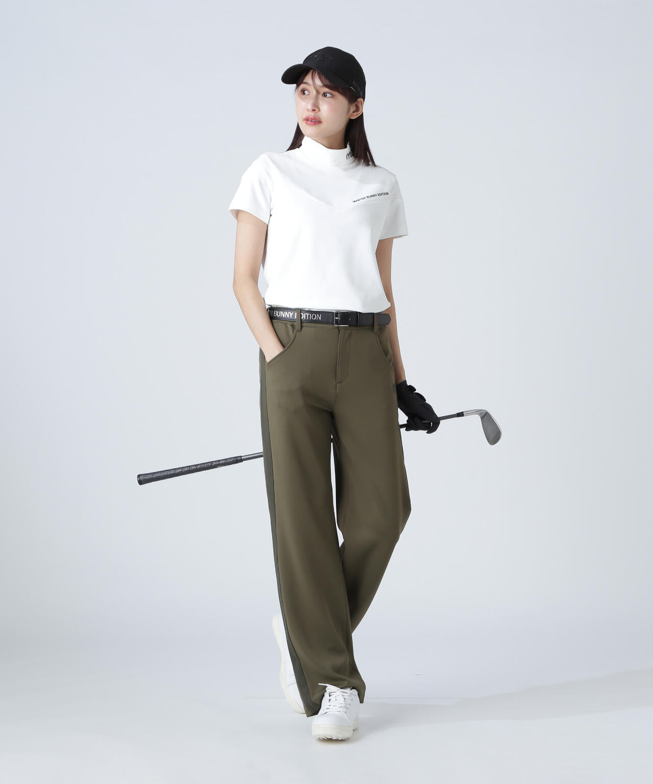 【新品】マスターバニー／ハイネック／モックネック／半袖 ドット半袖ハイネックカットソー | MASTER BUNNY EDITION