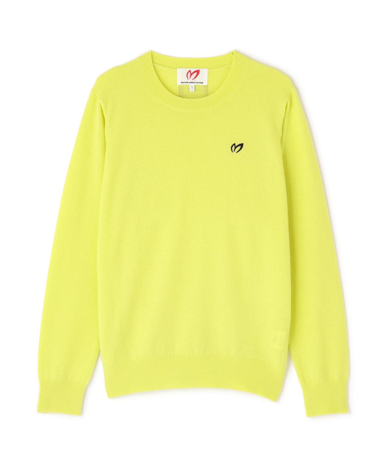 マスターバニー☆イエローのカシミア入セーター❣️ MASTER BUNNY EDITION マスターバニーエディション カシミヤ