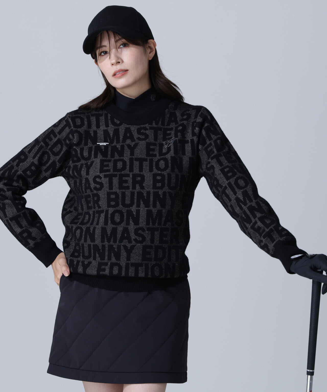 ロゴクルーネックニットプルオーバー | MASTER BUNNY EDITION
