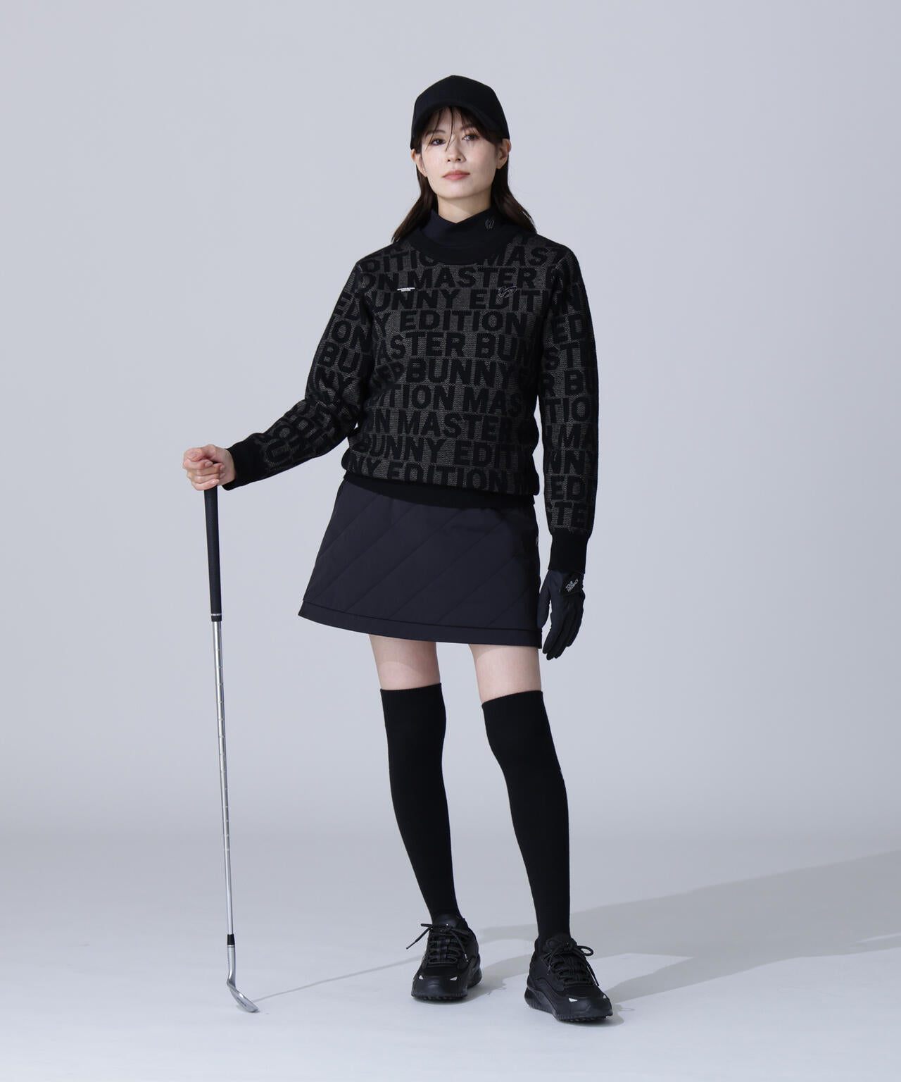MASTER BUNNY EDITION ニットプルオーバー　レディース　0 ロゴクルーネックニットプルオーバー | MASTER BUNNY EDITION