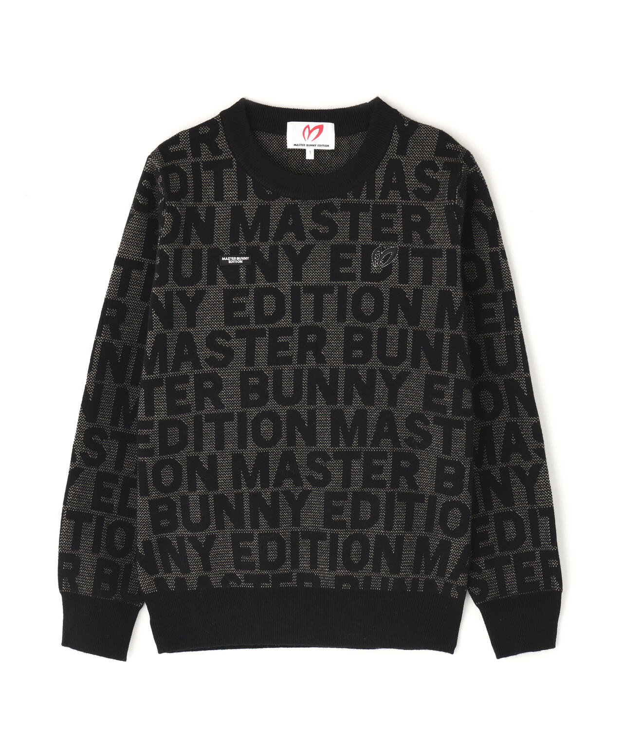 ロゴクルーネックニットプルオーバー | MASTER BUNNY EDITION