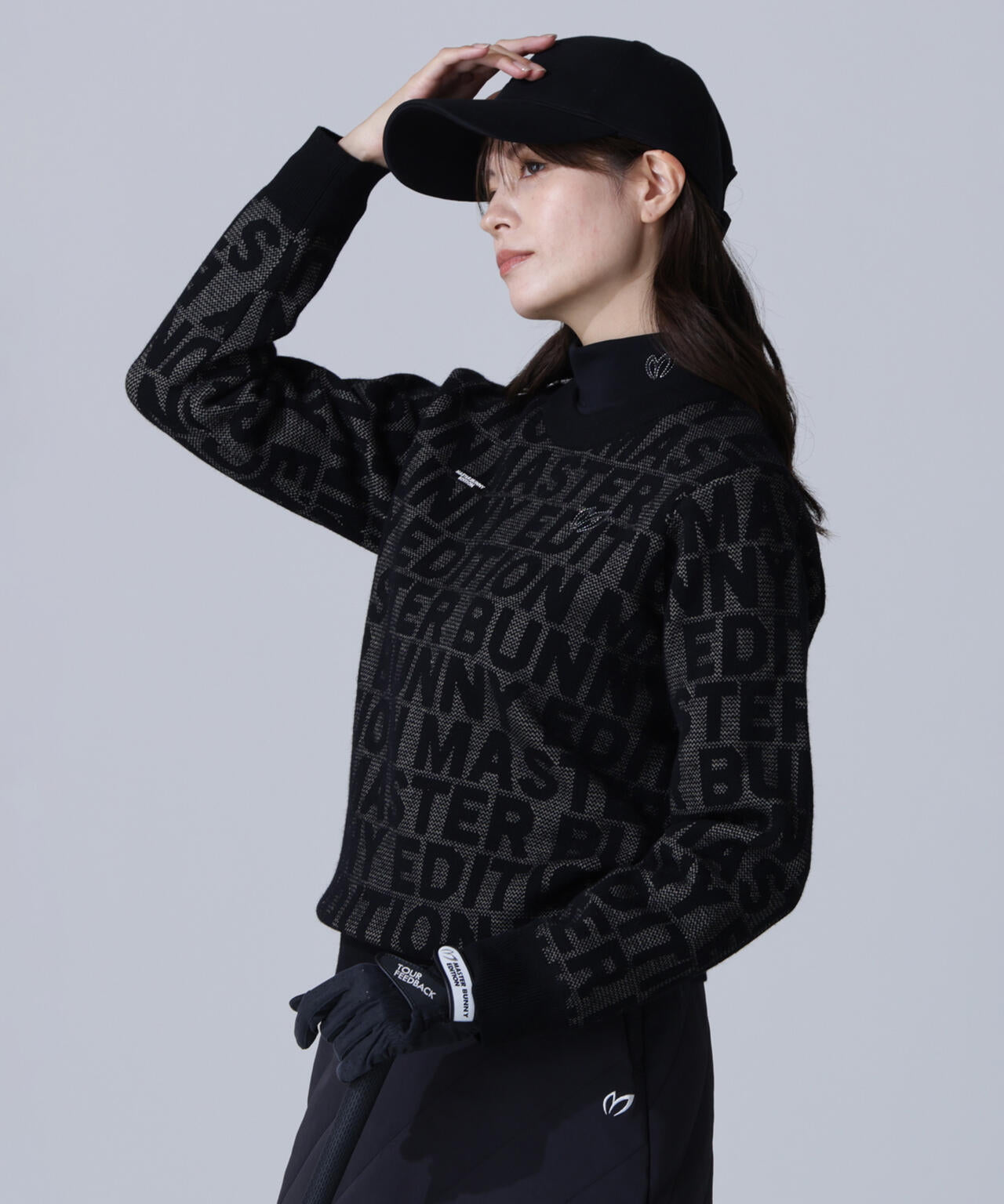 ロゴクルーネックニットプルオーバー | MASTER BUNNY EDITION