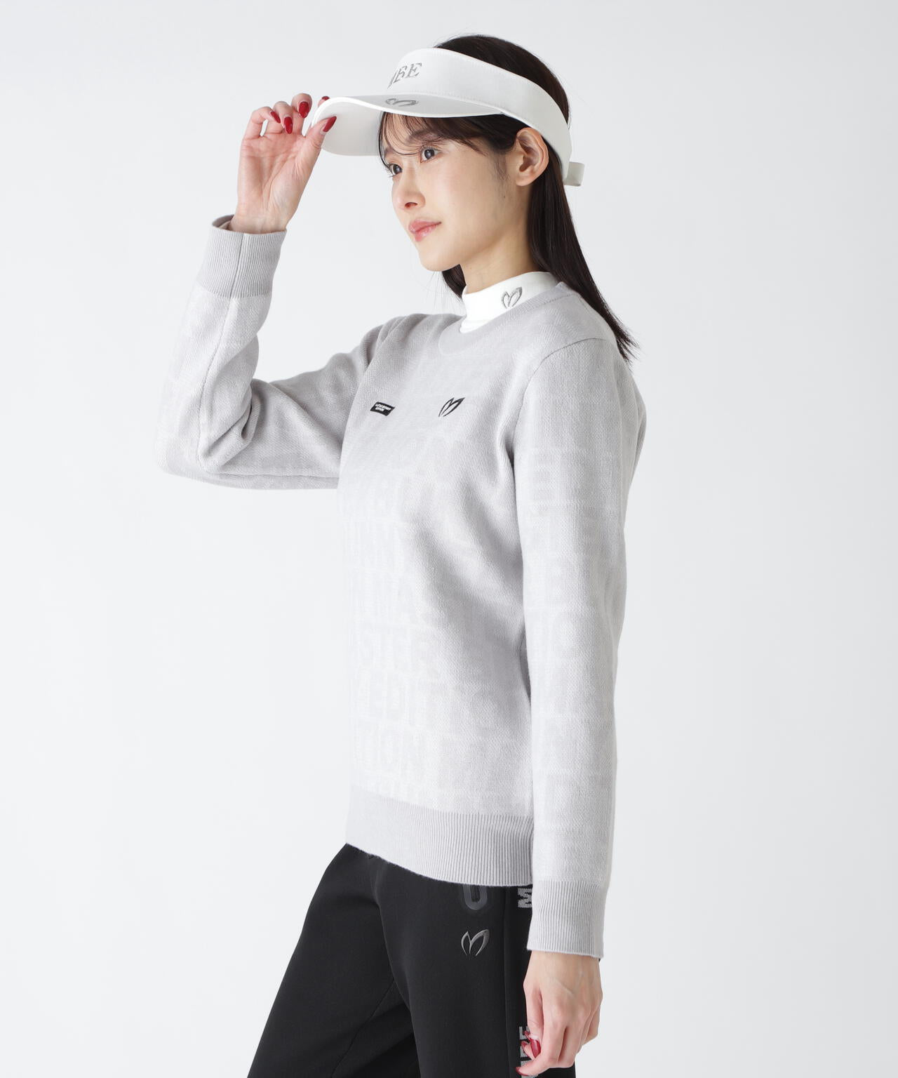 ロゴクルーネックニットプルオーバー | MASTER BUNNY EDITION