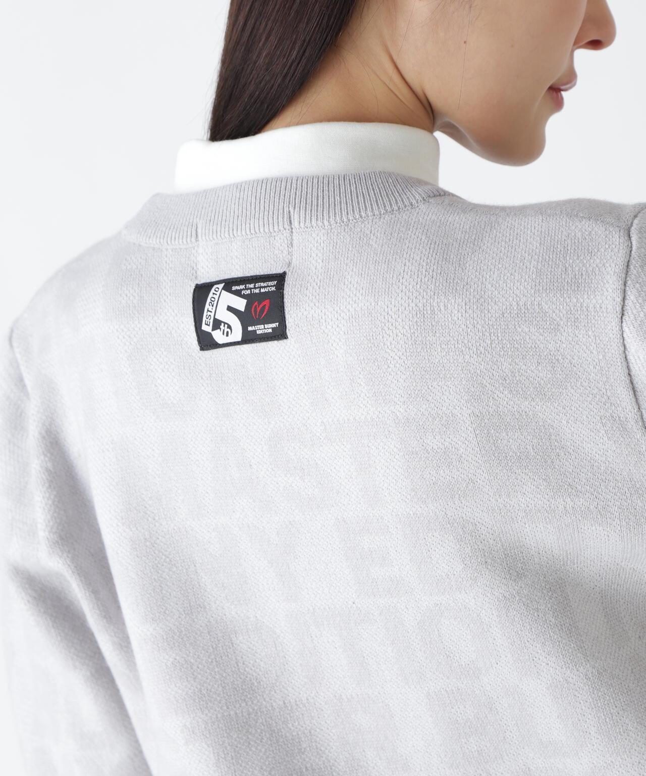 ロゴクルーネックニットプルオーバー | MASTER BUNNY EDITION