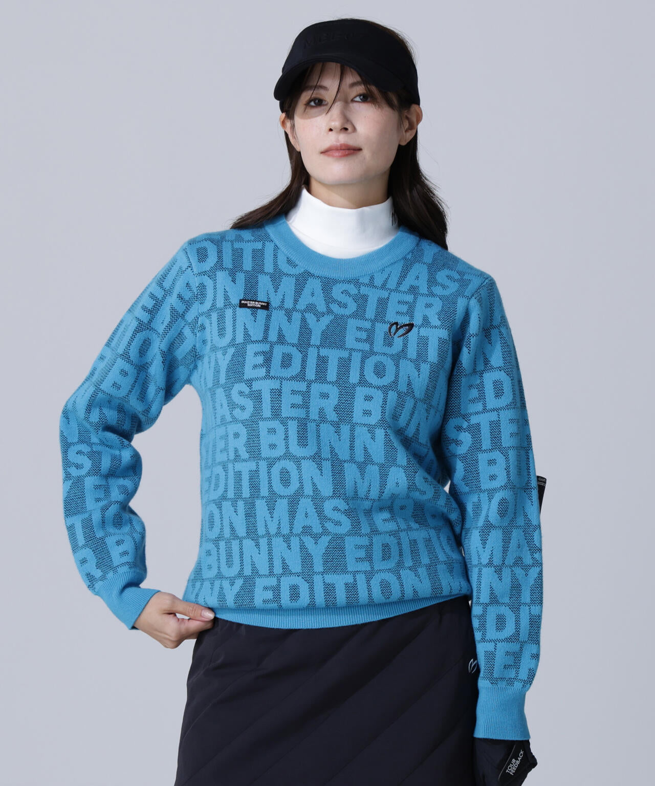 ロゴクルーネックニットプルオーバー | MASTER BUNNY EDITION