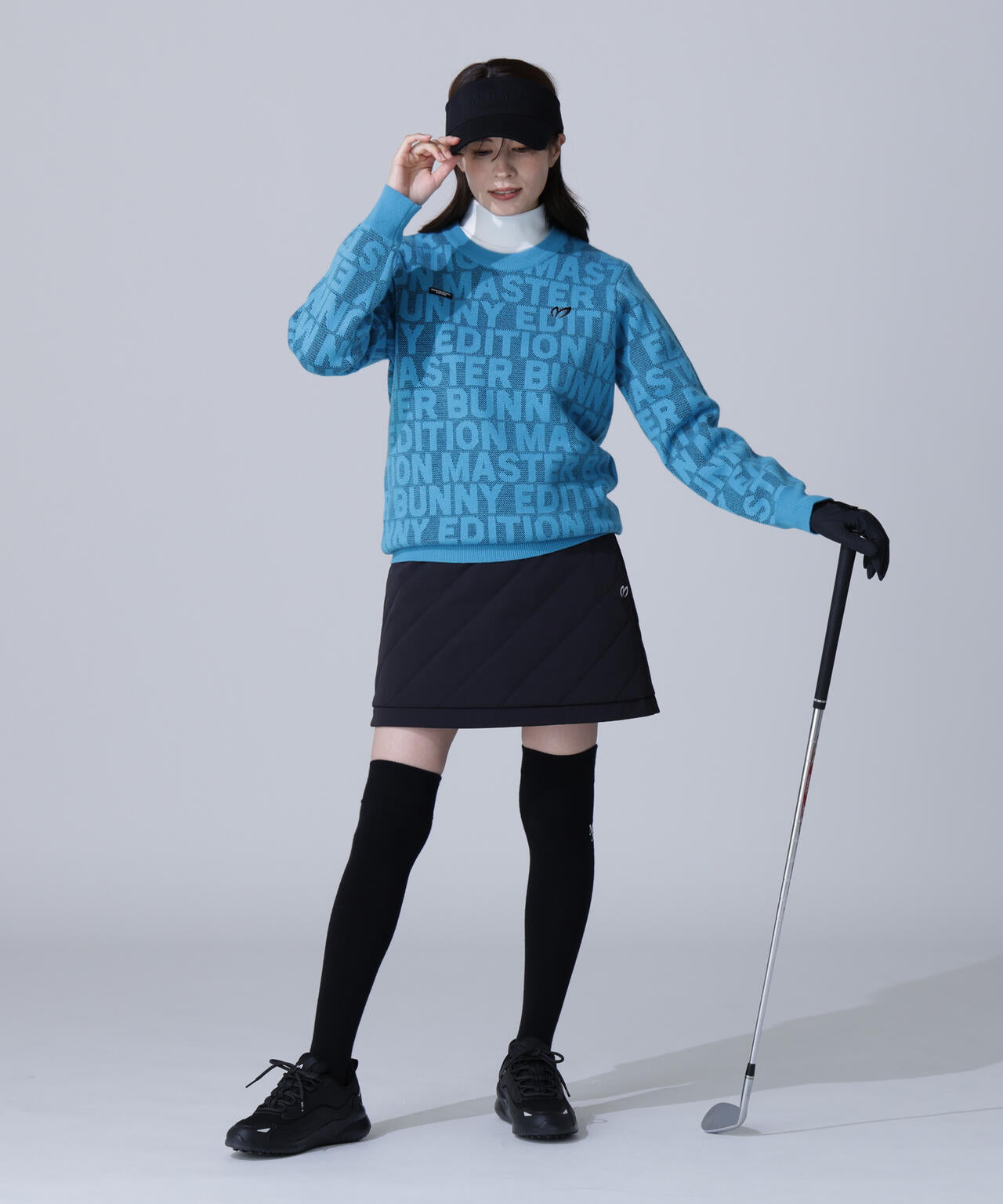 ロゴクルーネックニットプルオーバー | MASTER BUNNY EDITION