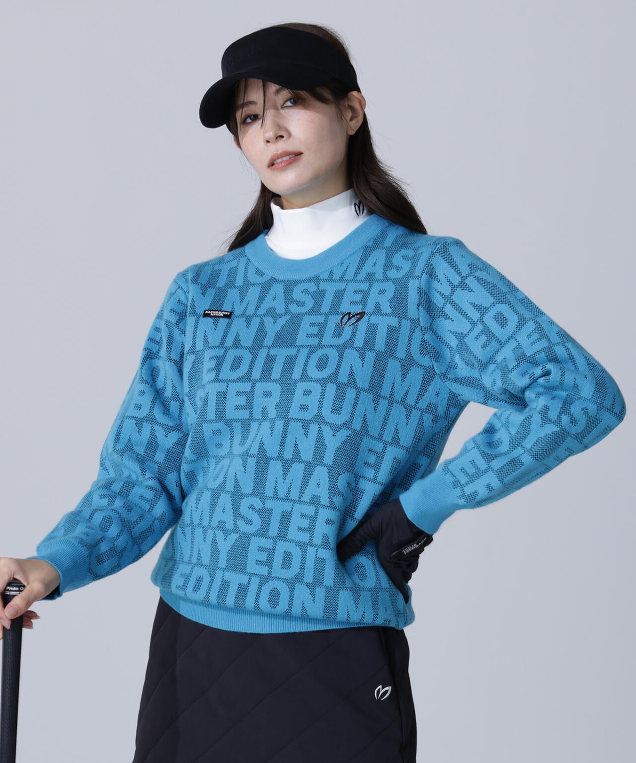 ロゴクルーネックニットプルオーバー | MASTER BUNNY EDITION
