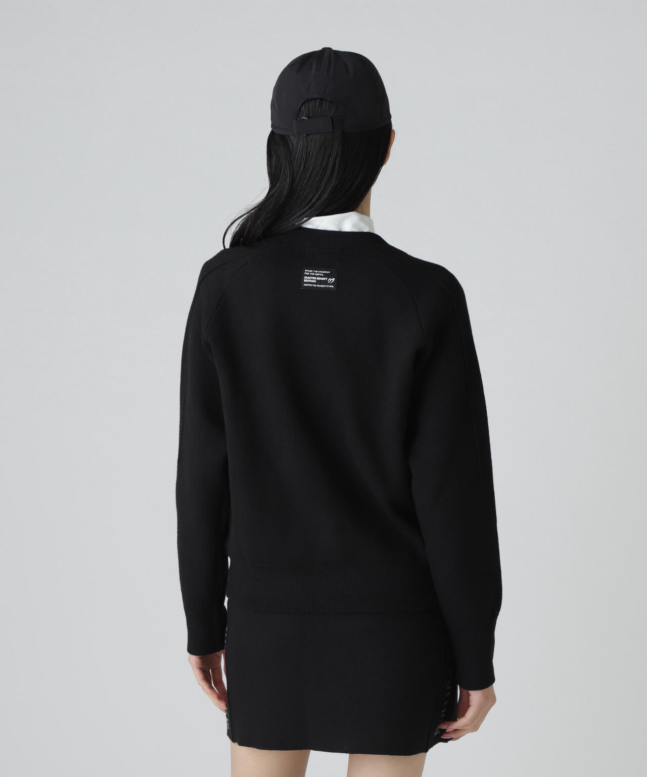 Ｗジャガードクルーネックニットプルオーバー