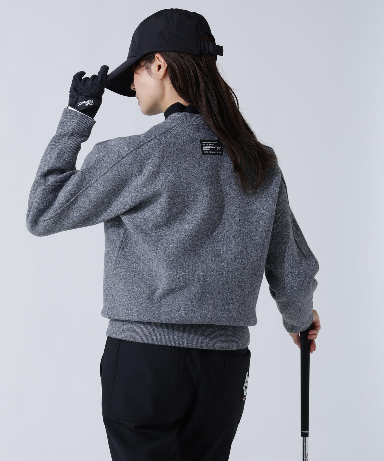 Ｗジャガードクルーネックニットプルオーバー