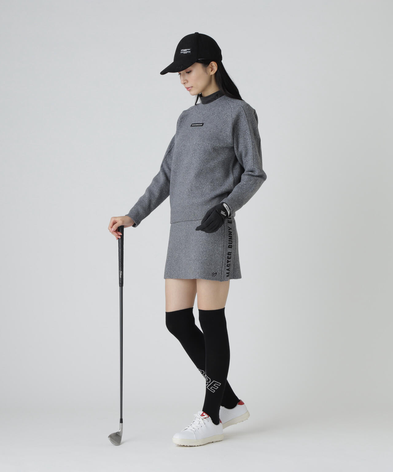 Ｗジャガードクルーネックニットプルオーバー