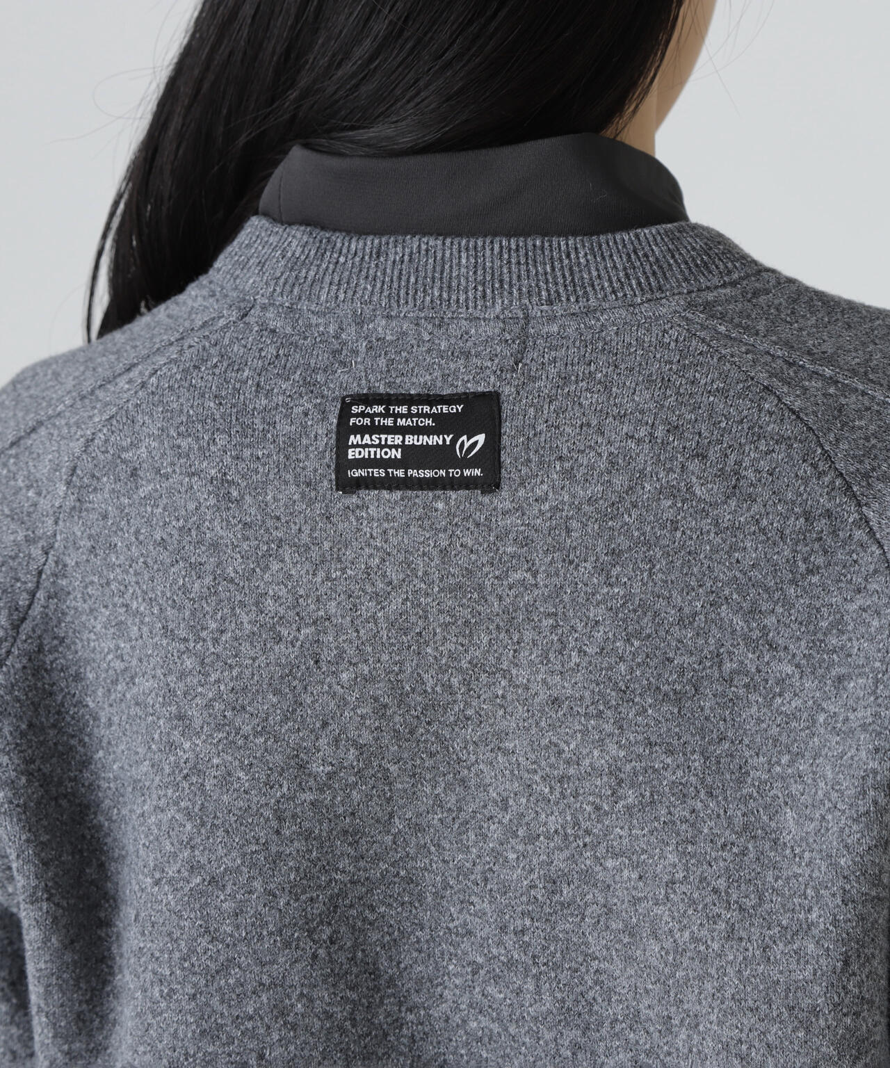 Ｗジャガードクルーネックニットプルオーバー