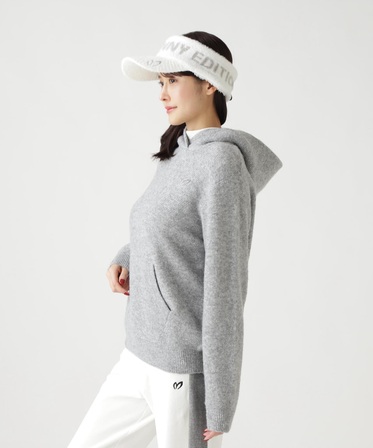 極美品 MASTER BUNNY EDITIONマスターバニーエディションフード マスターバニーエディション フード付き キャディバッグ レッド ロゴ