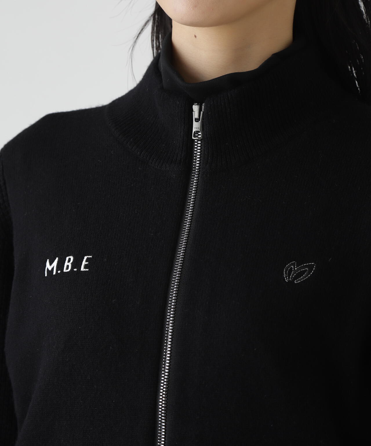 裏付きジップアップニットブルゾン | MASTER BUNNY EDITION（マスター