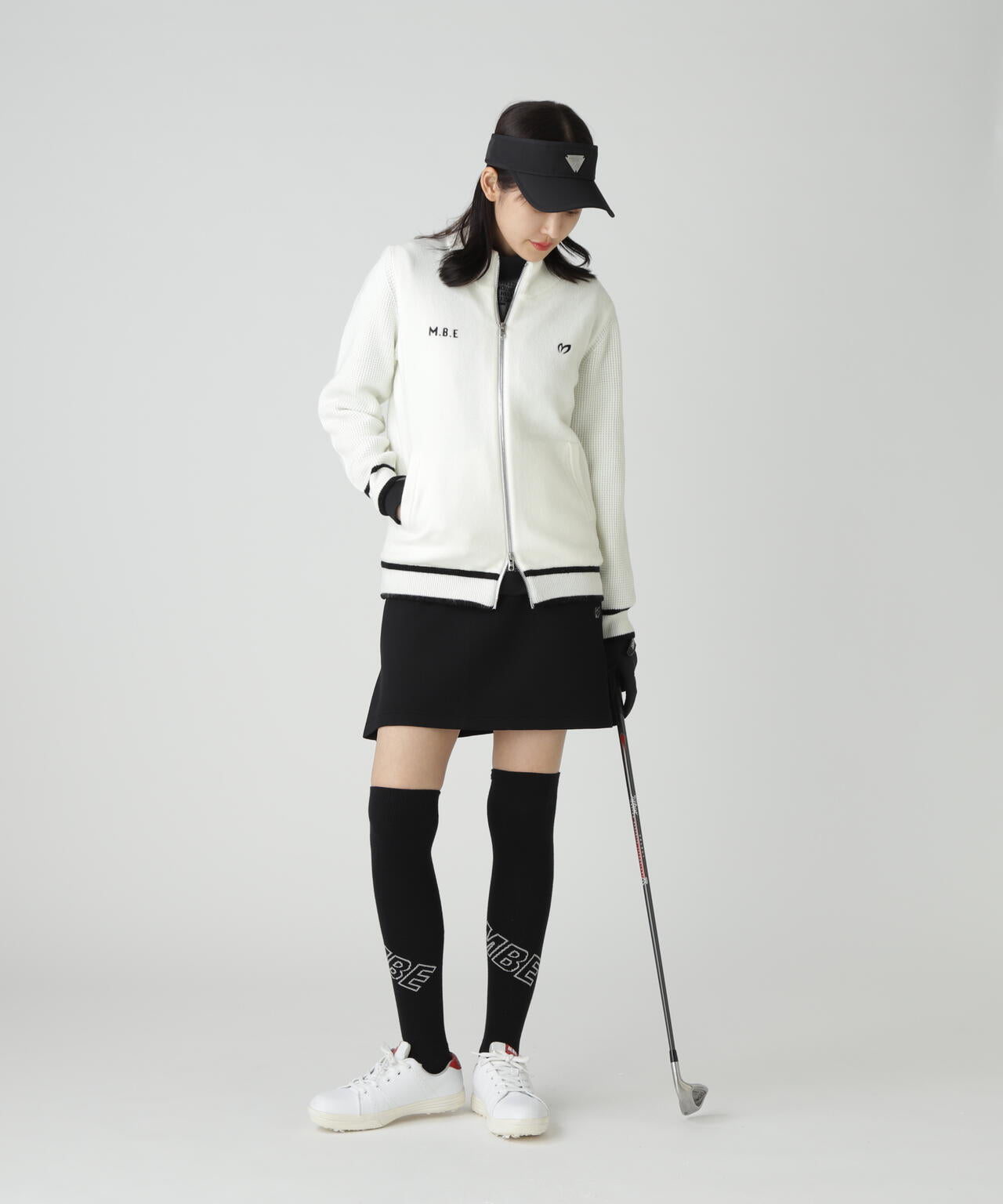 裏付きジップアップニットブルゾン | MASTER BUNNY EDITION（マスター