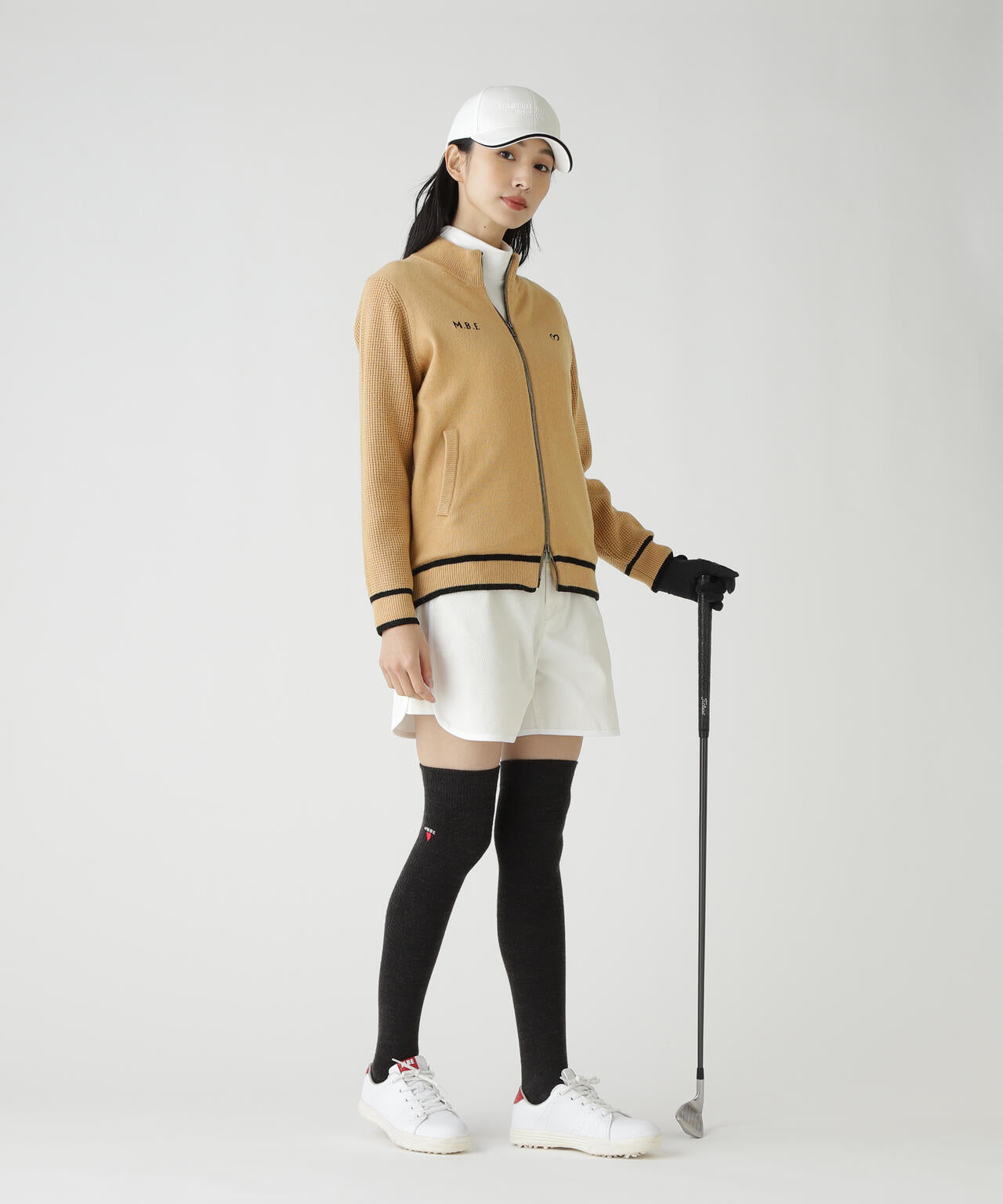 裏付きジップアップニットブルゾン | MASTER BUNNY EDITION（マスター