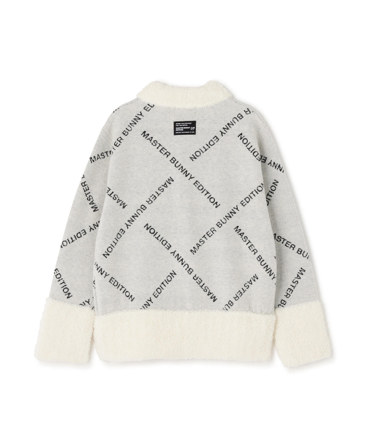 ブークレロゴジャガードジップアップニットブルゾン | MASTER BUNNY