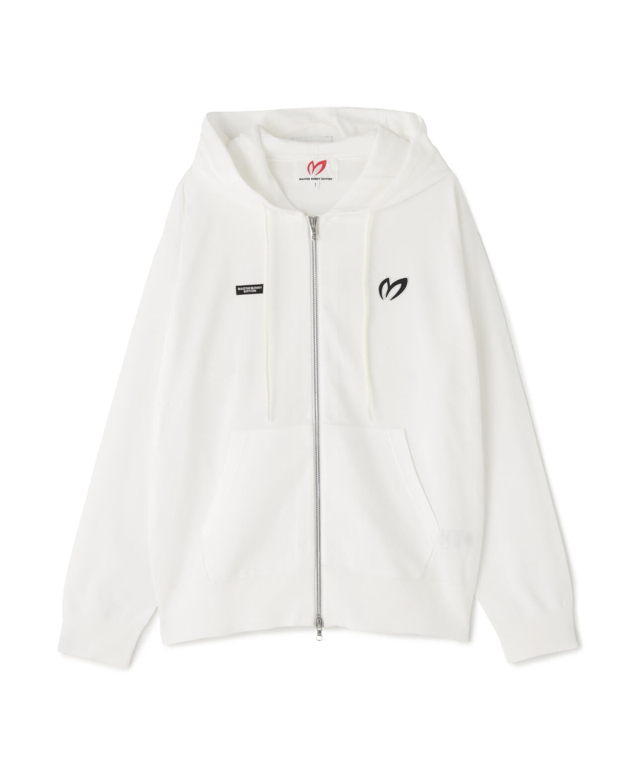 新品　マスターバニーエディション　パーカー　フーディ　フルジップ　ホワイト　5 フルジップニットフーディ | MASTER BUNNY EDITION（マスターバニー