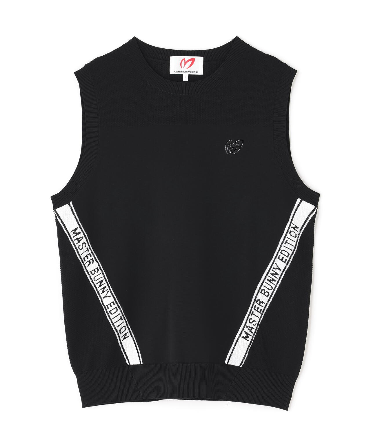 クルーネックニットベスト