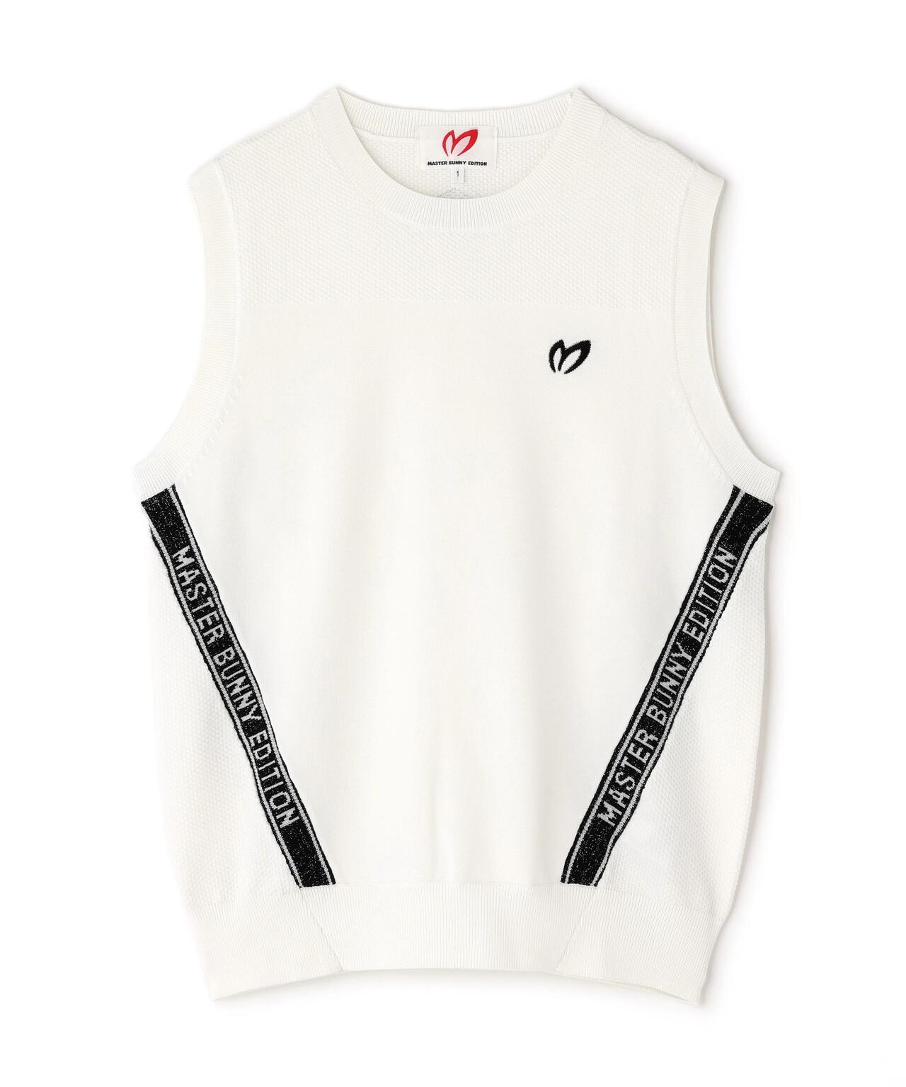 クルーネックニットベスト