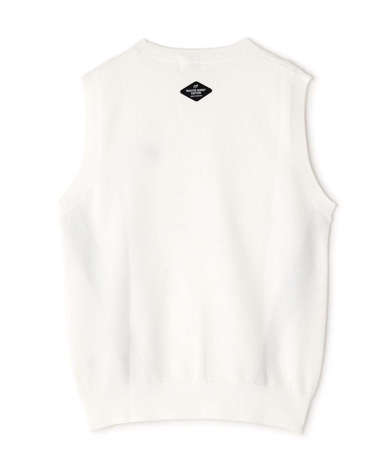 クルーネックニットベスト