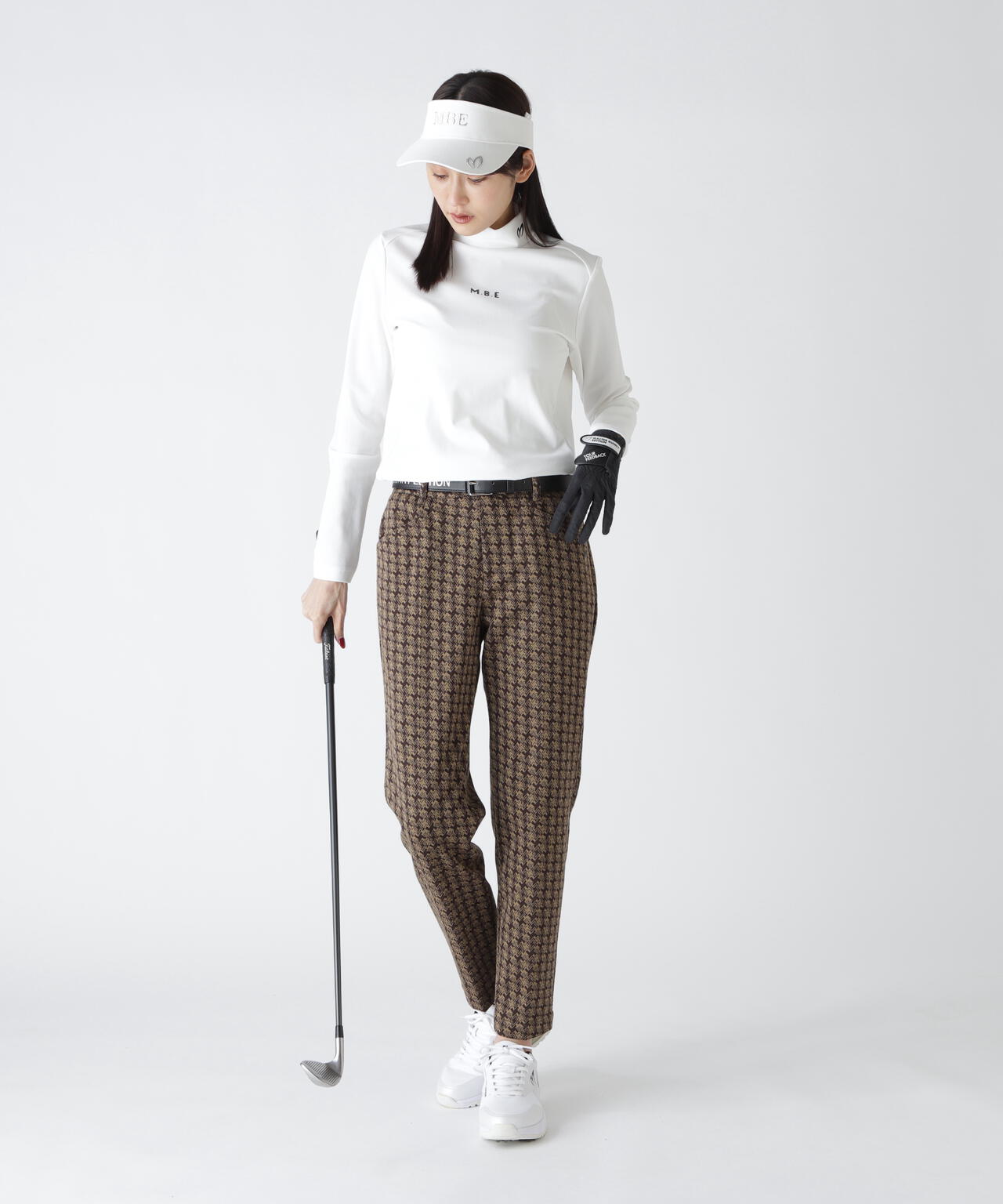 千鳥ジャガードパンツ