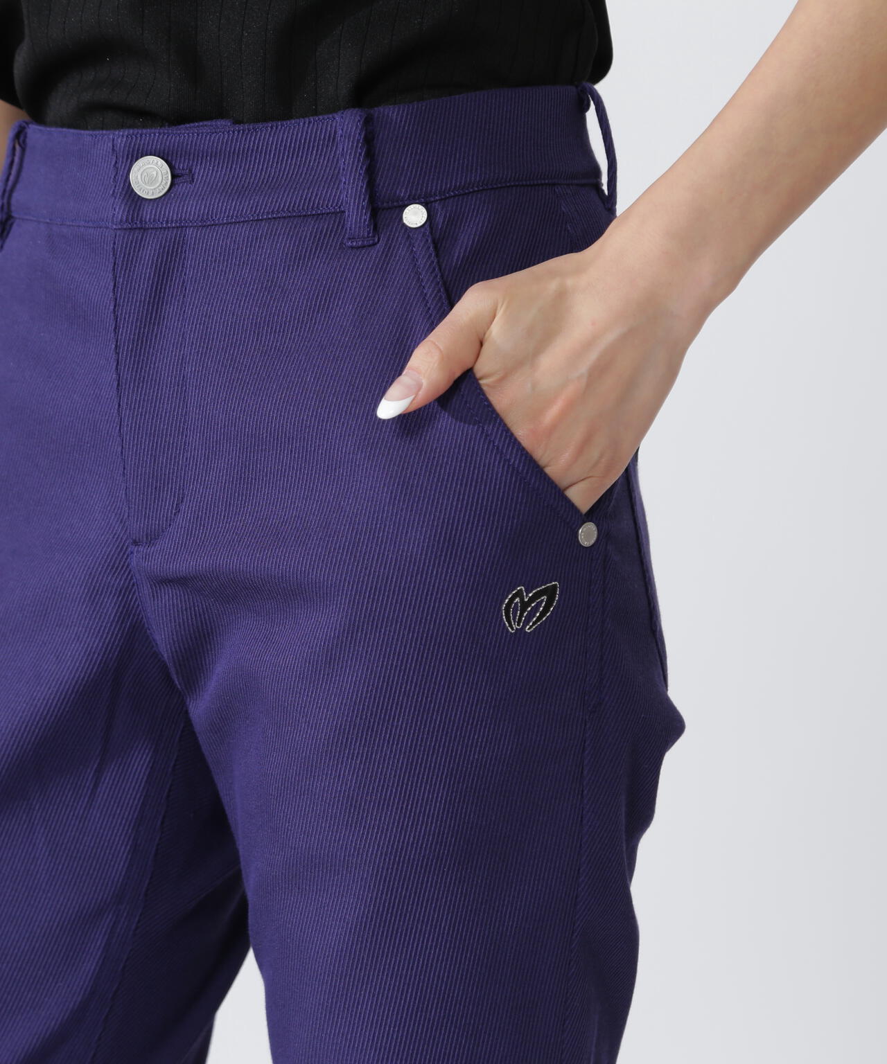 コットンポリエステルストレッチ5ポケットパンツ | MASTER BUNNY