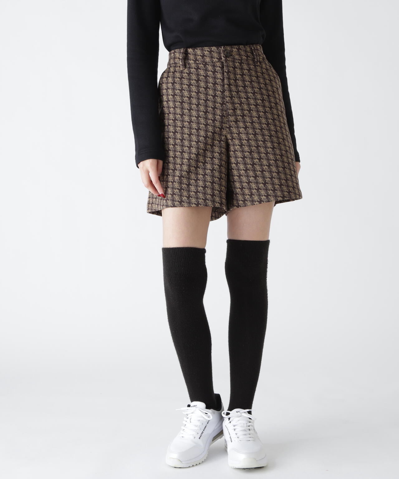 千鳥ジャガードショートパンツ