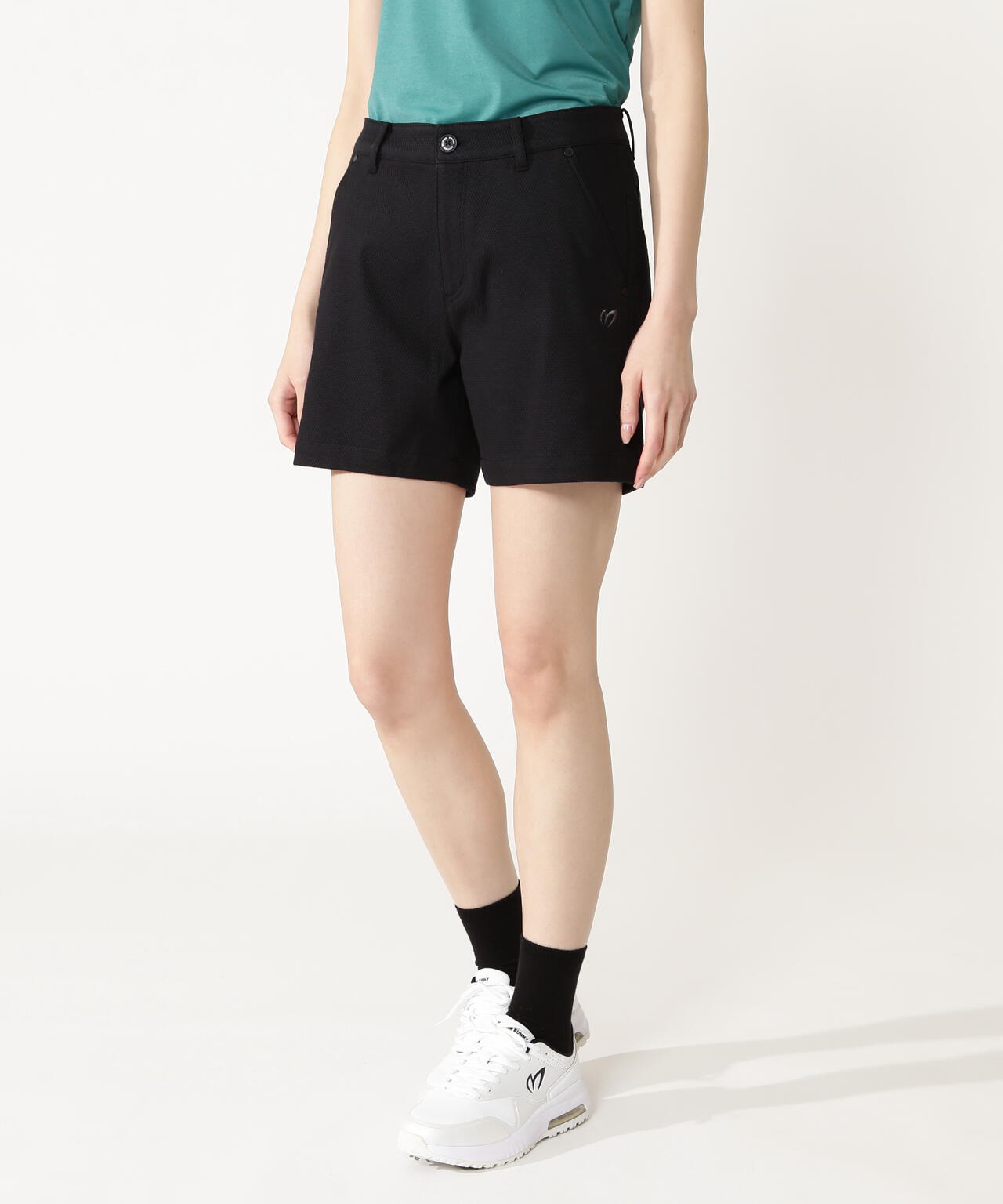 コットンストレッチドビーショートパンツ