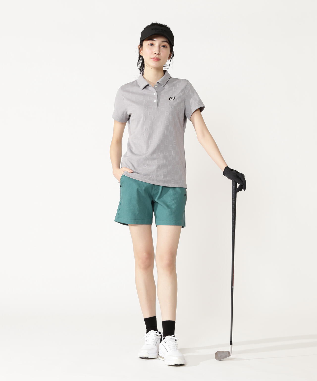 コットンストレッチドビーショートパンツ