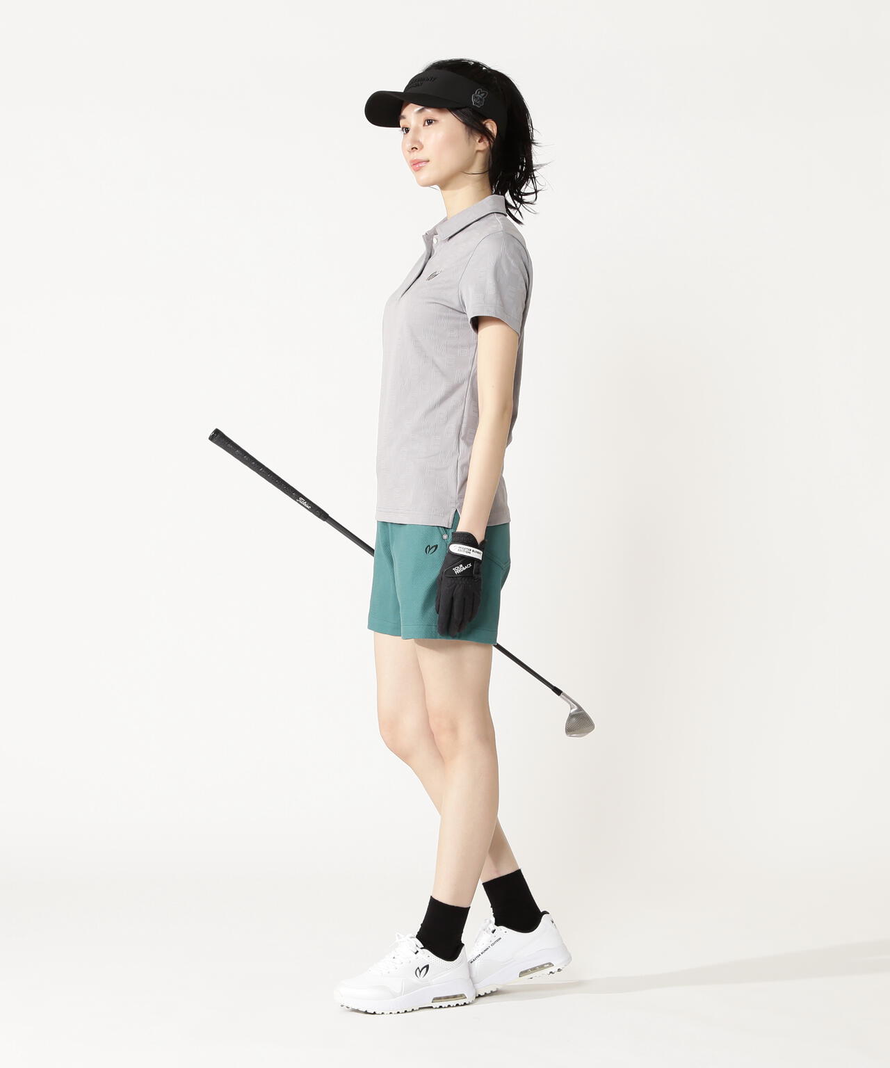 コットンストレッチドビーショートパンツ