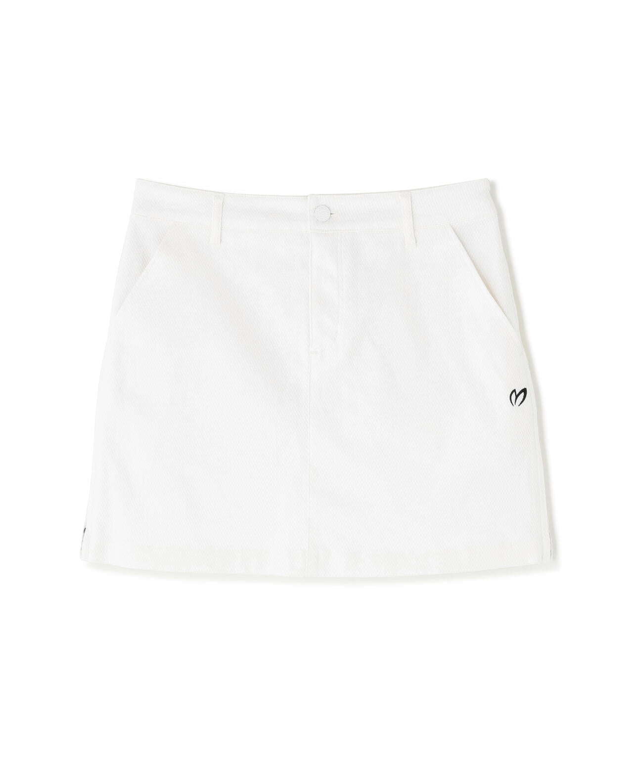 コットンストレッチドビースカート