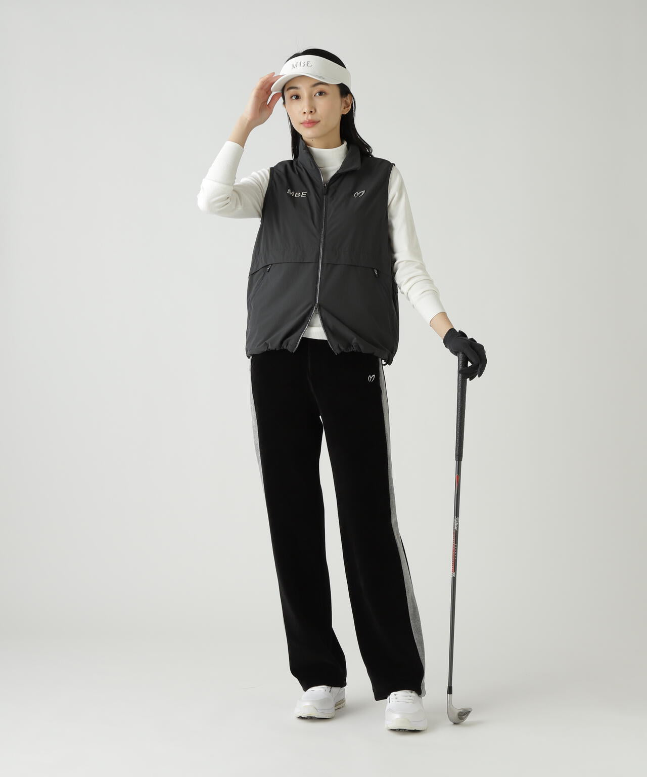 カジナイロンストレッチフルジップアップベスト