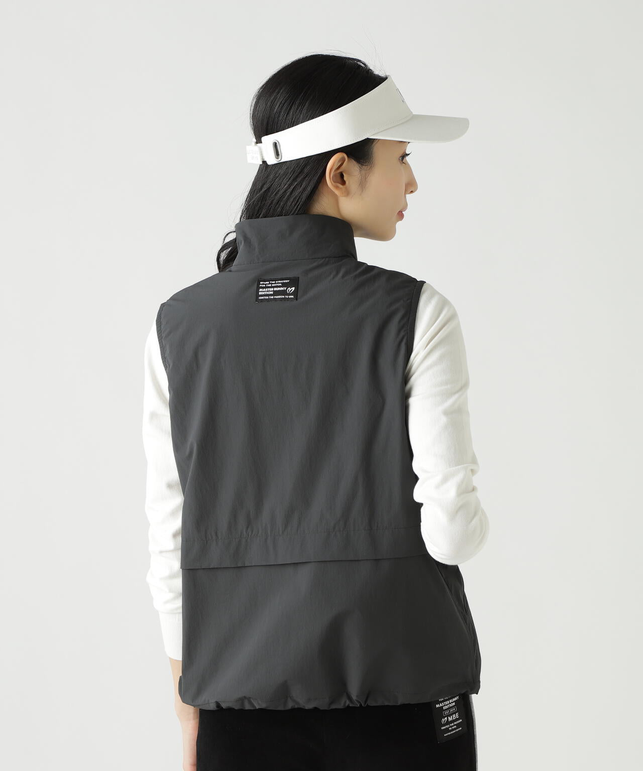 カジナイロンストレッチフルジップアップベスト | MASTER BUNNY