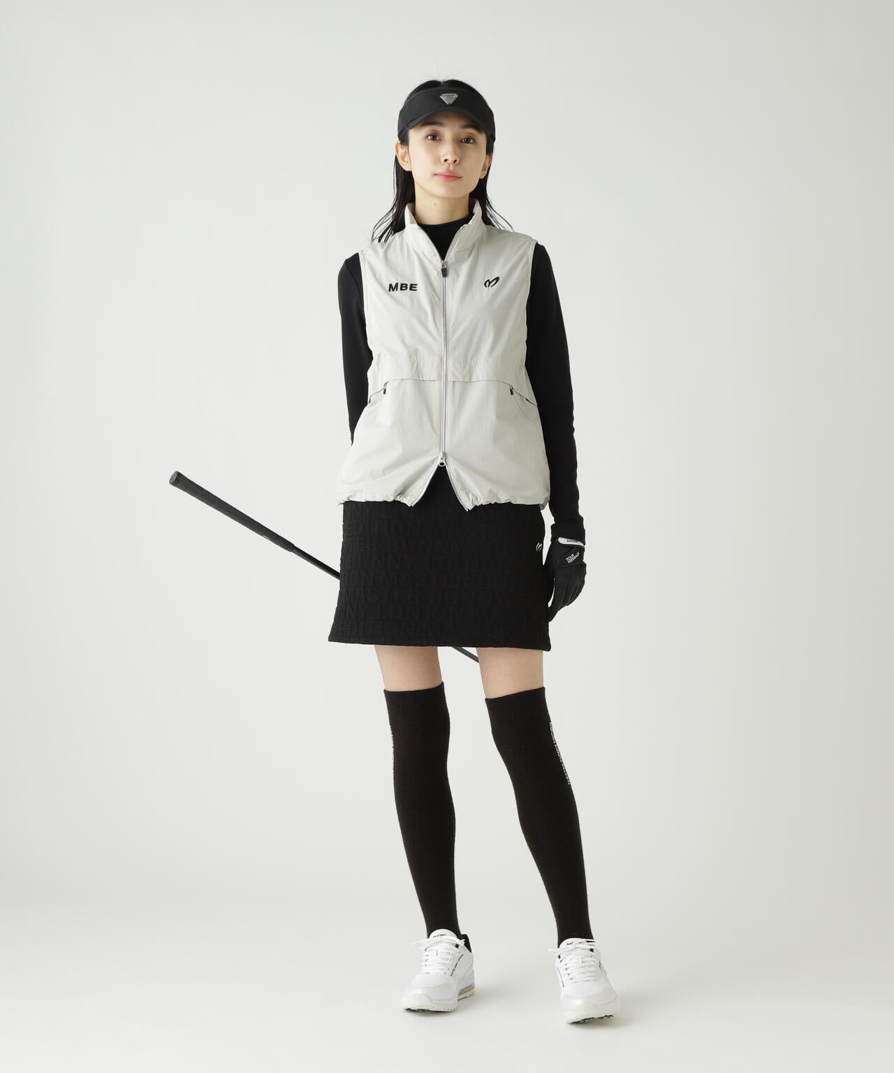 カジナイロンストレッチフルジップアップベスト