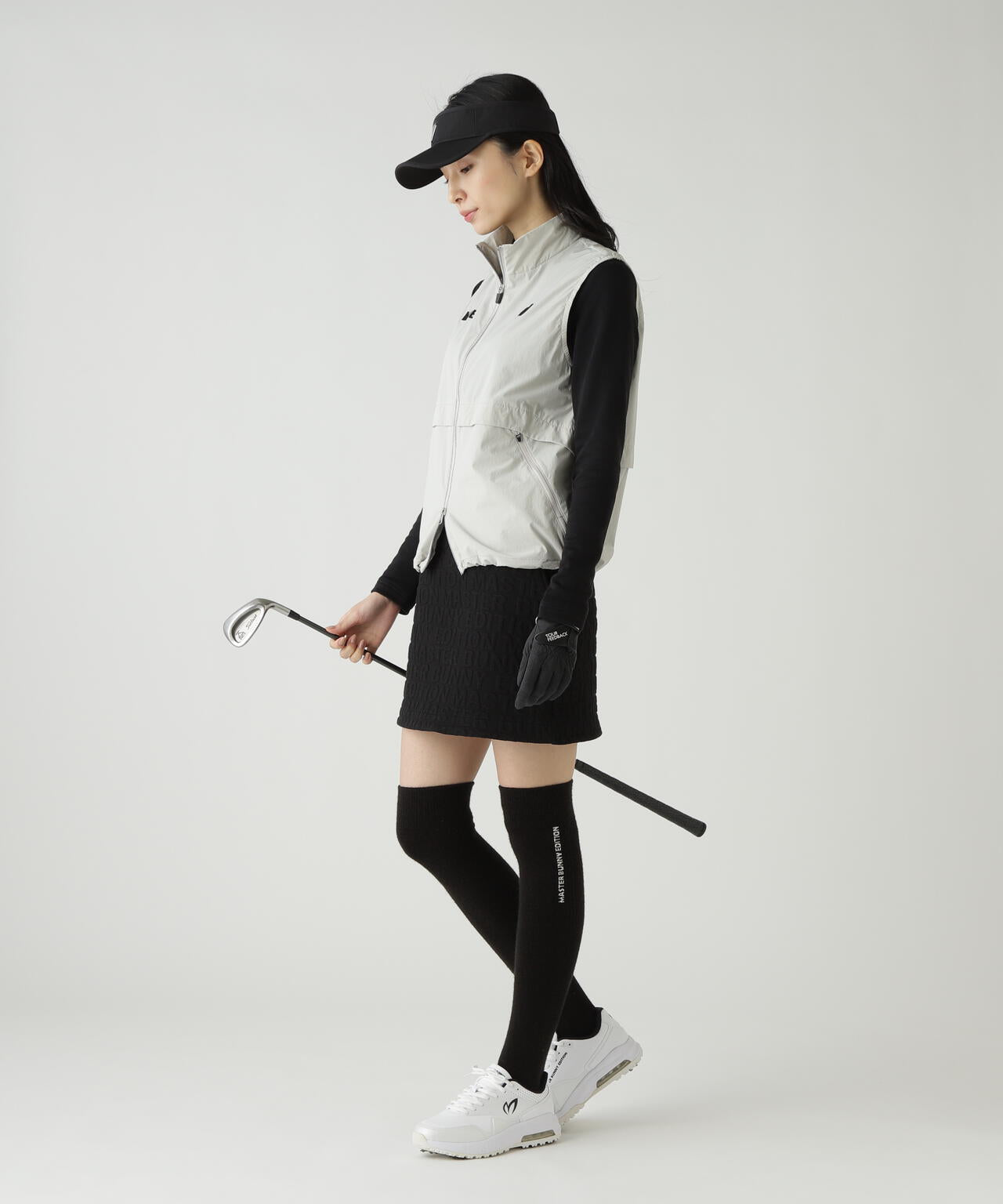 カジナイロンストレッチフルジップアップベスト