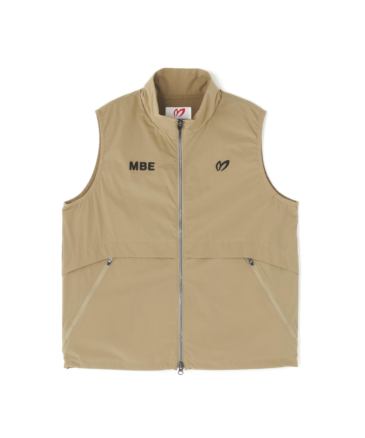 カジナイロンストレッチフルジップアップベスト