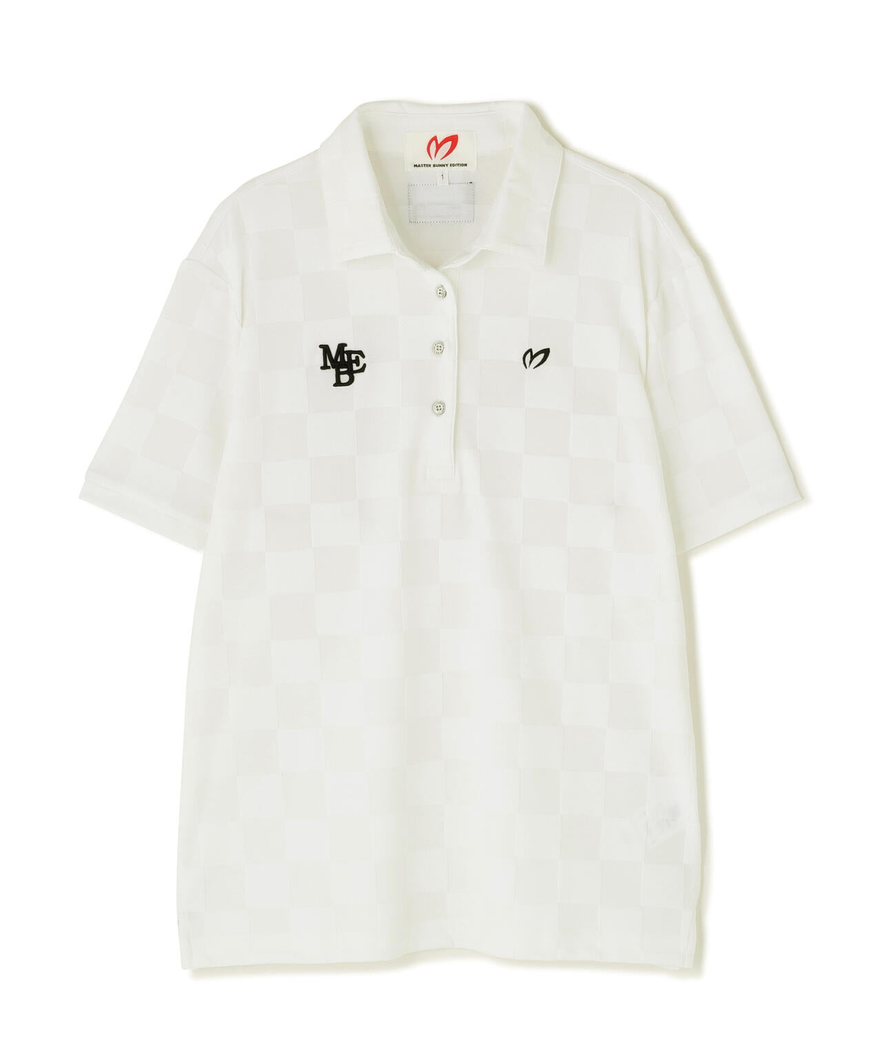 市松リンクス半袖ポロシャツ | MASTER BUNNY EDITION（マスターバニー