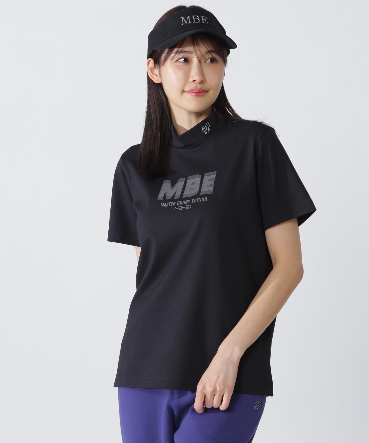4WAYジャガード半袖モックネックカットソー | MASTER BUNNY EDITION