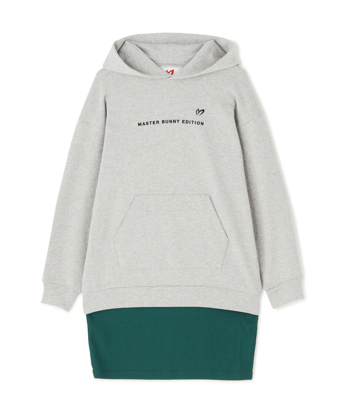 ストライプウェーブ×ダンボール裏毛ワンピース (WOMENS)