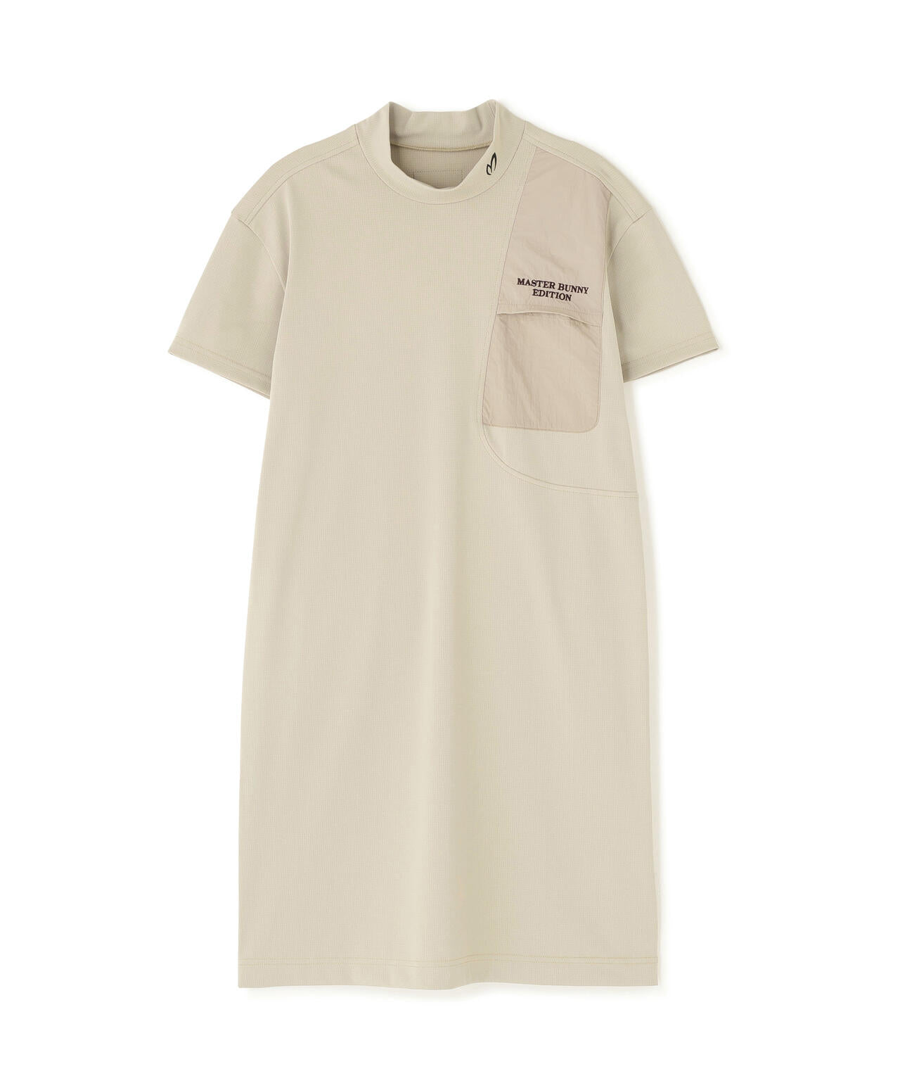 新品未使用　MASTER　BUNNY　EDITION半袖ワンピース2サイズ トリコットメッシュ半袖モックネックワンピース (WOMENS) | MASTER
