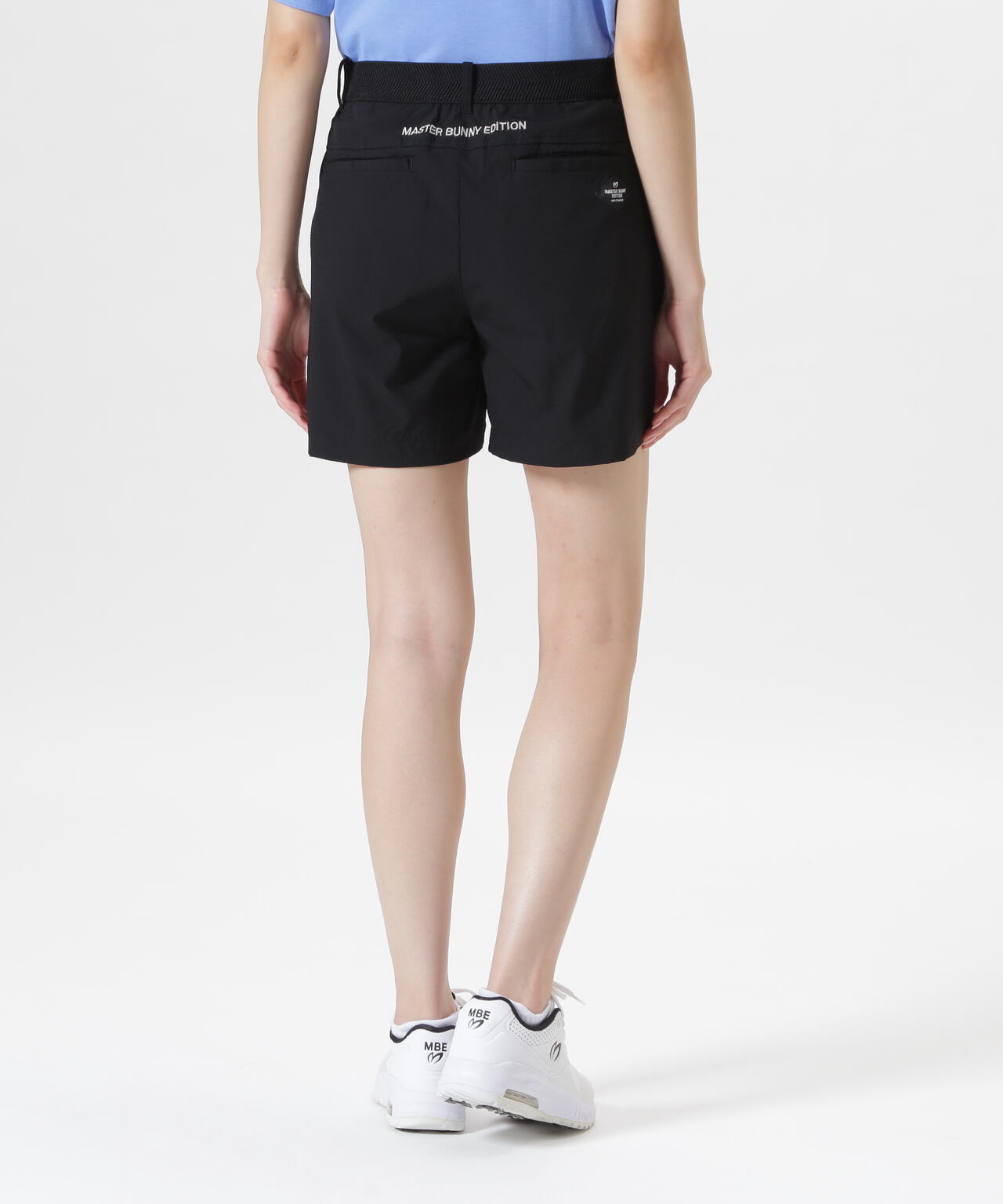 MASTER BUNNY EDITION ショートパンツ ブラック サイズ１ ドビーショートパンツ (WOMENS) | MASTER BUNNY EDITION（マスター