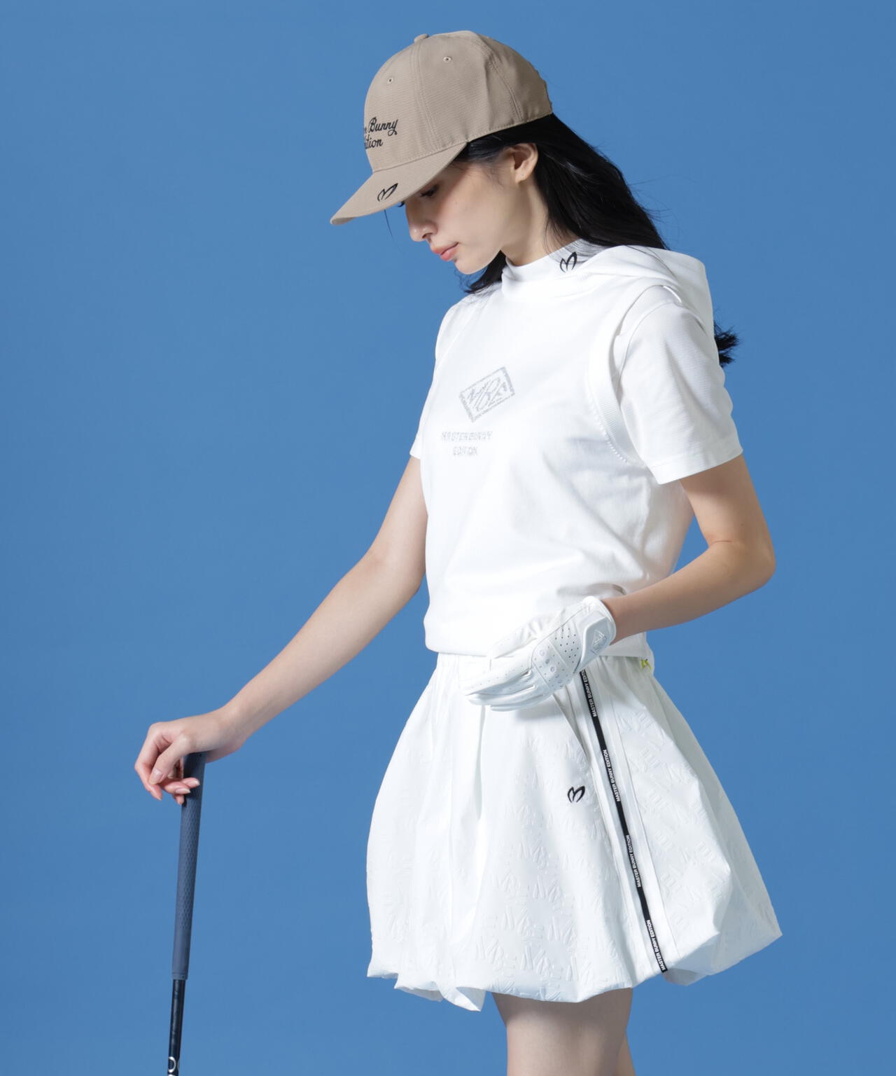 MBEエンボス柄スカート (WOMENS)