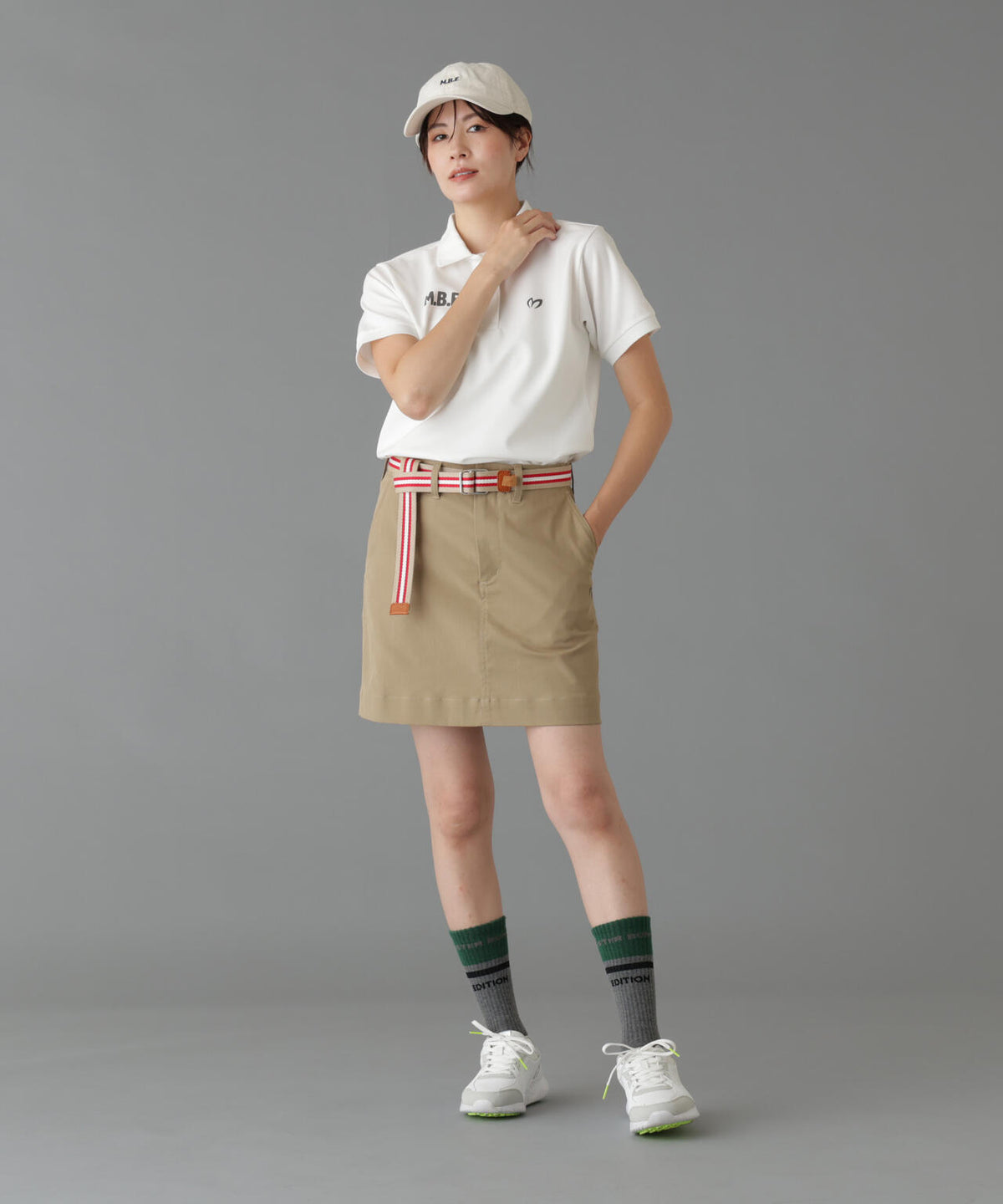 [VINTAGE CASUAL]ビンテージスワギーチノスカート (WOMENS)
